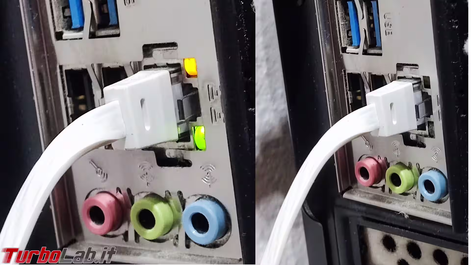 network led spenti