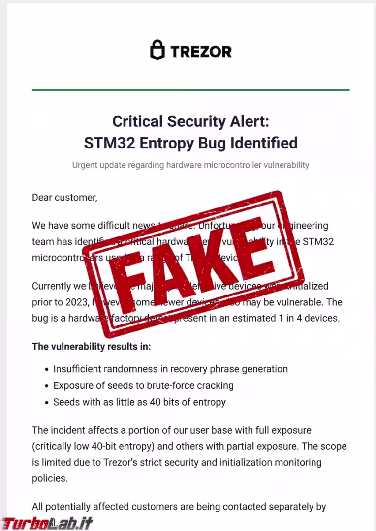 trezor fake Critical Security Alert:%0ASTM32 Entropy Bug Identified.jpe