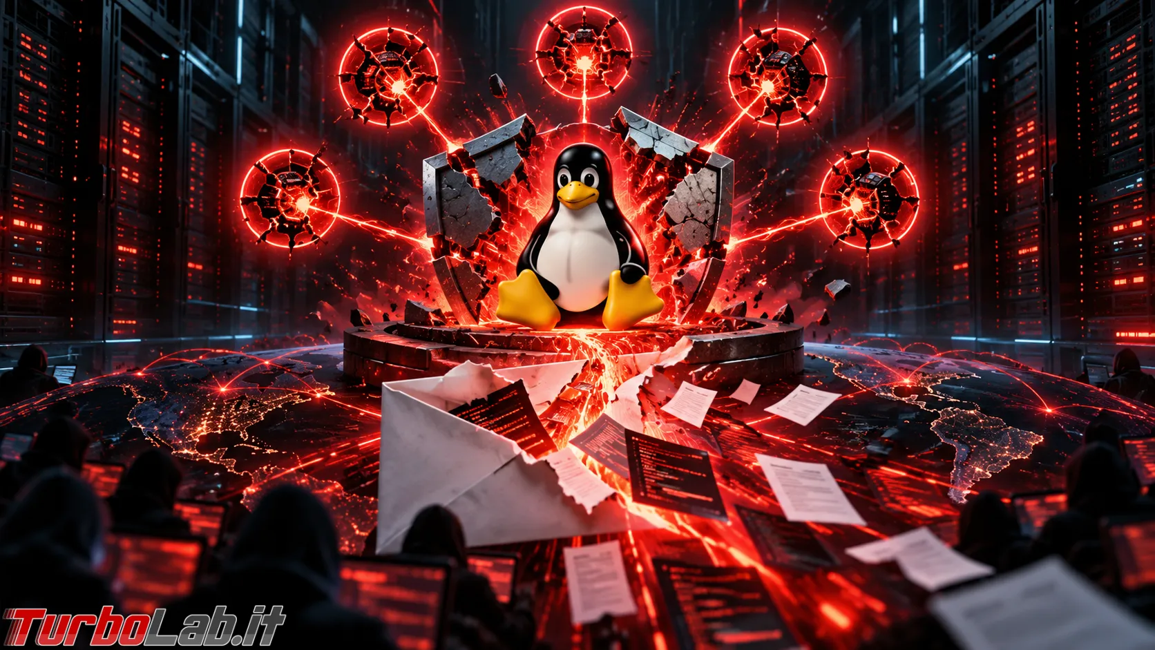 Tux Amid a Global Cyber Breach