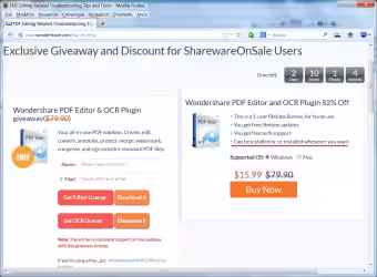 Wondershare PDF Editor in regalo