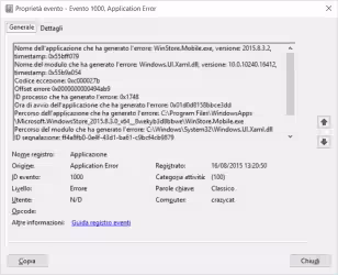 Cosa fare quando le app vanno in crash su Windows 10