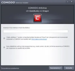 Comodo antivirus arresta tutti i malware