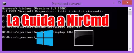 Nircmd amministra Windows da linea di comando