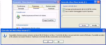 Esegui il test della superficie del tuo hard disk