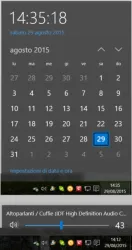 Ripristinare il vecchio look del controllo volume e della data e ora di Windows 10