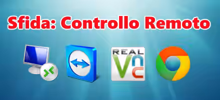 Sfida sul controllo remoto: VNC contro RDP (Desktop remoto) contro TeamViewer contro... tutti! qual è il migliore?