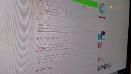 TLI risponde: perché non posso sostituire il monitor del PC con una TV da 32 pollici?