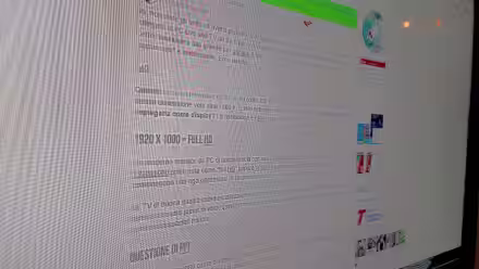 TLI risponde: perché non posso sostituire il monitor del PC con una TV da 32 pollici?