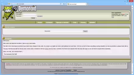 Demonoid torna on-line dopo 20 mesi di stop