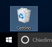 10+ funzioni inutili puoi rimuovere Windows 10 - cestino desktop windows 10