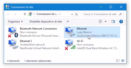 Trovare il nome, l'indirizzo IP e il MAC address del proprio computer Windows