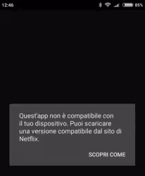 Netflix non è più compatibile con dispositivi con Custom ROM, root e/o bootloader sbloccato
