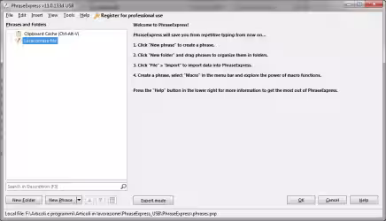 PhraseExpress facilita e velocizza l'inserimento di testi predefiniti in qualsiasi documento e applicazione Web