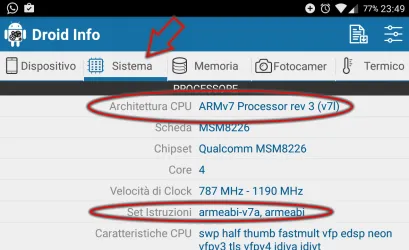 ARM, ARM64, x86 o x86_64: come scoprire l'architettura della CPU ed il set di istruzioni supportato dallo smartphone Android