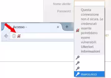 Come rimuovere il messaggio "Questa connessione non è sicura." da Mozilla Firefox