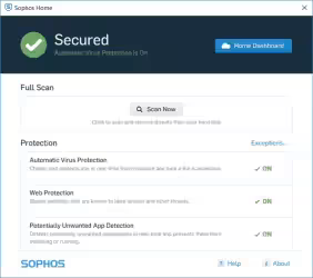 Sophos home alla prova di TurboLab.it