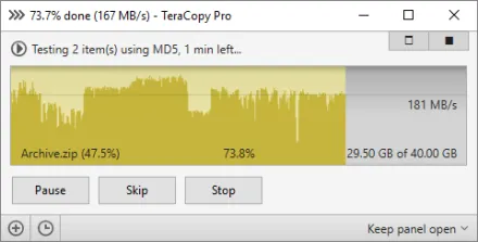 TeraCopy 3.0 è disponibile per il download gratuito