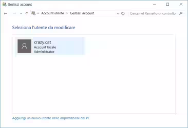 Attivare l'utente Administrator del computer