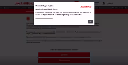 Mediaworld regala uno smartphone, ma è una truffa!