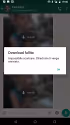 Impossibile condividere file su WhatsApp, Facebook e Instagram