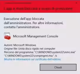Come superare il messaggio: "L'app è stata bloccata a scopo di protezione"