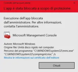Come superare il messaggio: "L'app è stata bloccata a scopo di protezione"