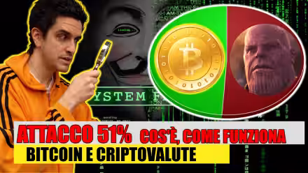 Attacco 51% che cos'è: significato e spiegazione facile (Bitcoin e criptovalute, video)