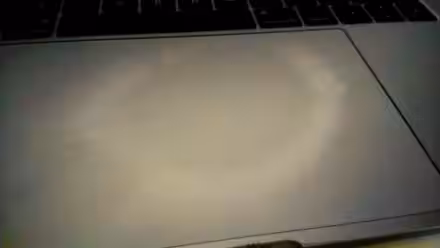 Cerchio (alone tondo) su touchpad MacBook: cosa fare?