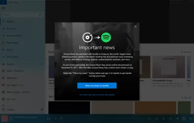 Microsoft abbandona Groove Music Pass e integra Spotify