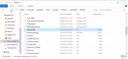 Come recuperare un link dei preferiti di Chrome, Opera, Firefox e microsoft Edge se è scomparso o cancellato per errore