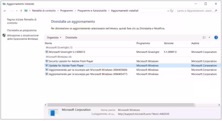 Come disinstallare gli aggiornamenti di Windows dal prompt dei comandi o da Powershell
