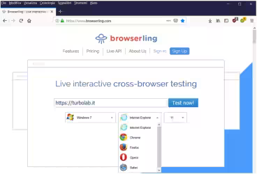 Browserling è il browser virtuale online per provare i link sospetti