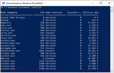 Come terminare i processi attivi con PowerShell