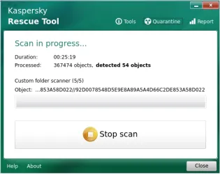Utilizzare Kaspersky Rescue Disk per ripulire un computer infetto da malware