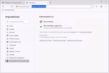 Come scoprire la versione di Microsoft Edge e dove si trova il programma e il profilo utente