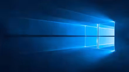 Sfondo nero originale Windows 10: download diretto (desktop wallpaper)