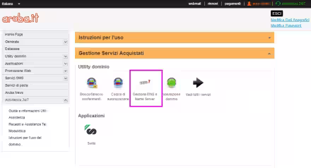 DNS Aruba: come abbassare/ridurre il TTL?