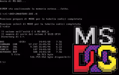 La storia di Windows, le origini: MS-DOS