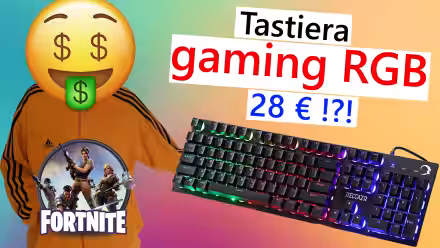 Una tastiera quasi-meccanica RGB gaming a 28 €: recensione Reccazr HS760 (video)