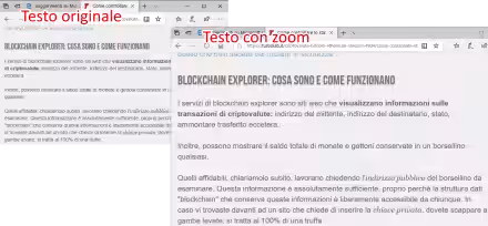 Come ingrandire i caratteri delle pagine web con Chrome, Firefox o Edge