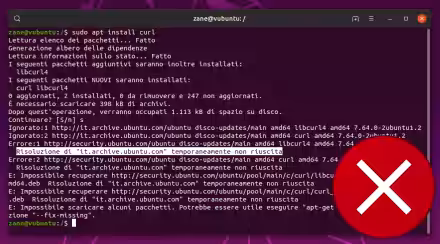Ubuntu 20.04: come scaricare i pacchetti .deb di apt per installarli offline (desktop e server, linea di comando)