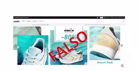 Clonato il sito di shopping online di Diadora