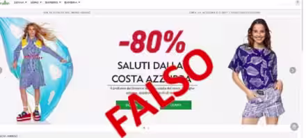 Attenzione! Falso sito di shopping online si spaccia per Benetton