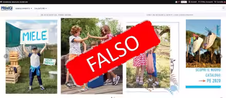 Clonato il sito di articoli per bambini Primigi