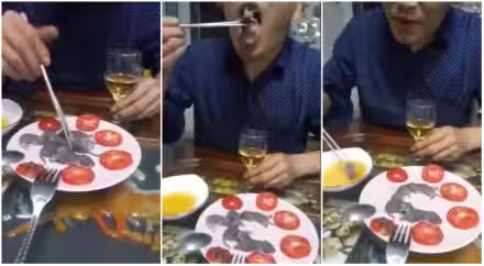 Cinese che mangia topini vivi: il video è una bufala virale