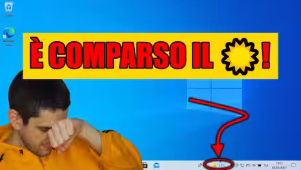Perché è comparsa l'icona del sole sul PC Windows 10? Come si nasconde/disattiva Notizie e interessi? (video)