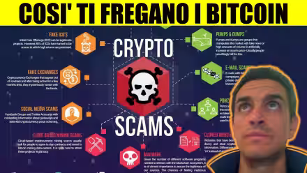 Non farti fregare! 10 truffe con Bitcoin e criptovalute che devi evitare (video)