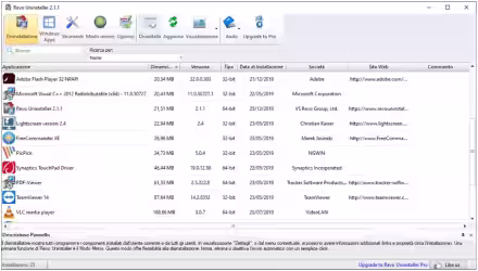 Revo Uninstaller disinstalla i programmi in maniera più completa