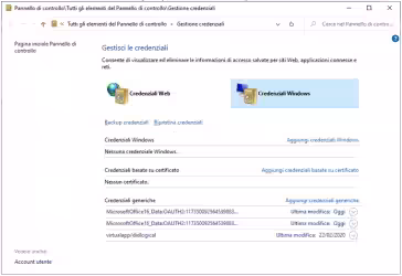 Come cancellare le password memorizzate di Outlook e Skype Business se non vi lasciano più accedere