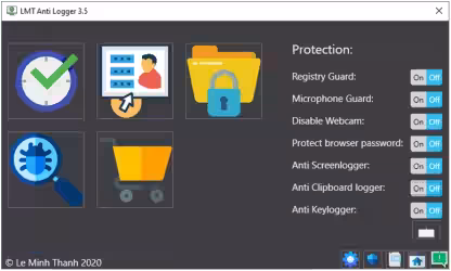 LMT anti logger il programma per proteggervi dai malware "spioni" che registrano la tastiera o fotografano il desktop